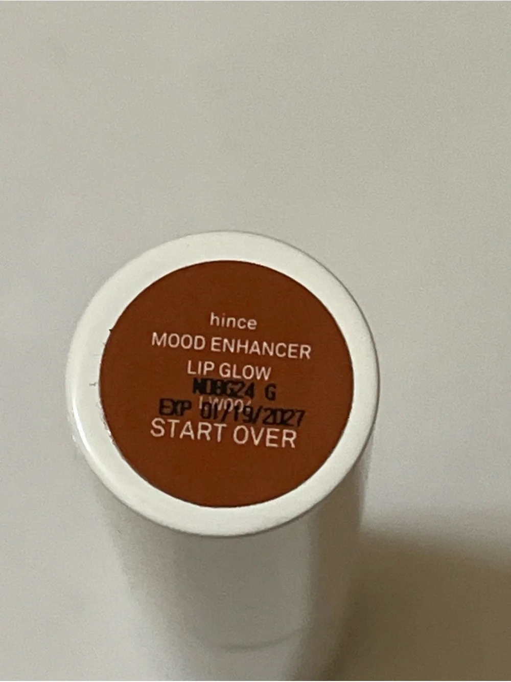Hince  mood enhancer lip glow start over unisex lip balm